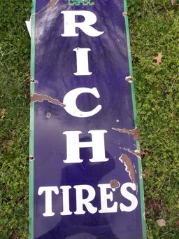 Goodrich Tires Porc. Sign