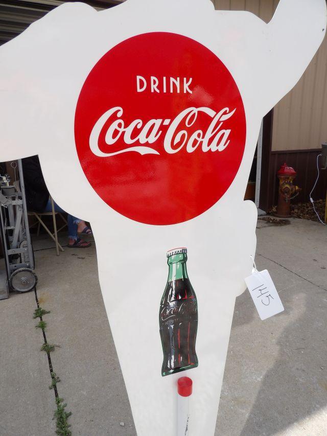Coca-Cola Policeman Sidewalk Sign