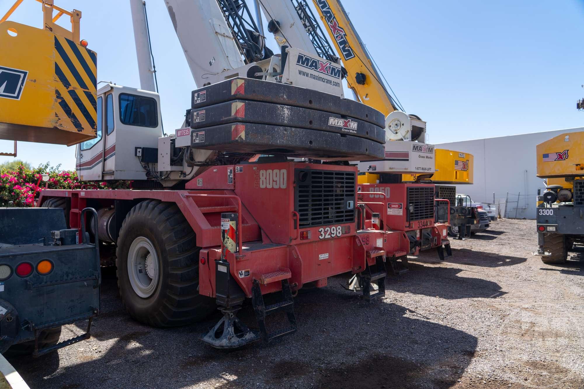 2007 LINK-BELT RTC 8090-II ROUGH TERRAIN CRANE SN: N4J7-9692