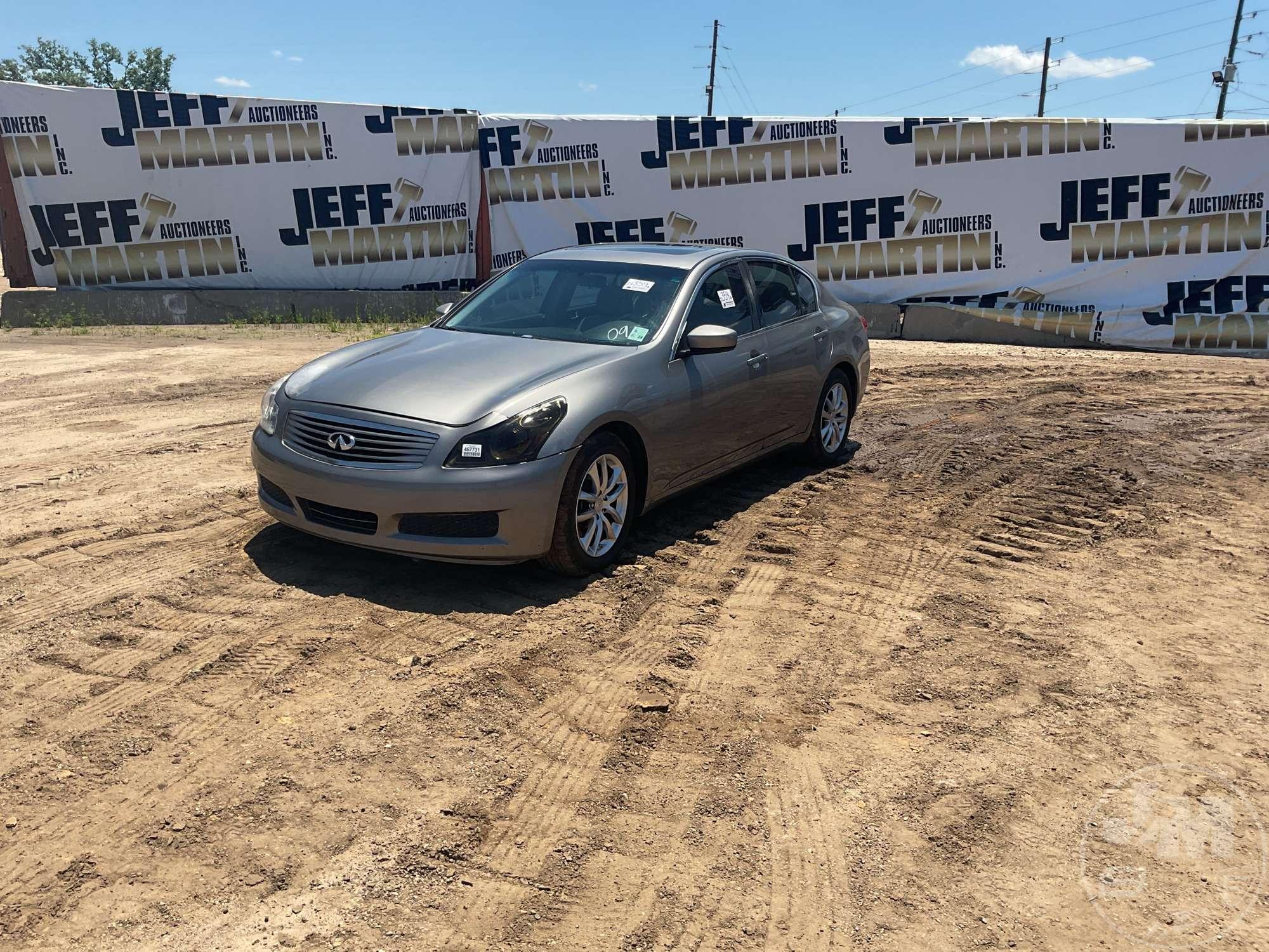 2009 INFINITI G37 VIN: JNKCV61E29M310800