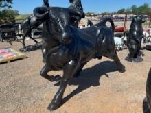 BULL YARD STATUE, APPROX 5’...... 4”...... TOTAL HEIGHT, APPROX 7’......