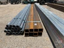 8PCS @20 FT 5/16 IN. THICKNESS 4 IN. SQUARE TUBING