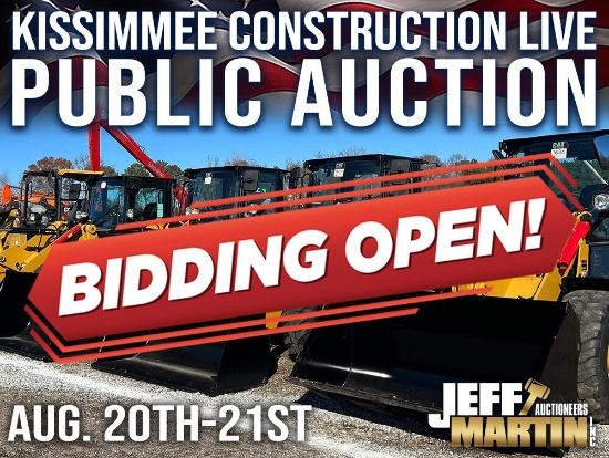 DAY 1 KISSIMMEE FLORIDA CONSTRUCTION LIVE AUCTION