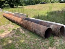 24”...... X 30’...... STEEL PIPE 3/8”...... THICK. QTY OF 2