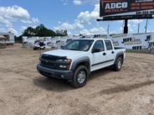 2007 CHEVROLET COLORADO CREW CAB PICKUP VIN: 1GCDS13E778216965