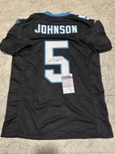 Diontae Johnson Pittsburgh Steelers Autographed Custom Football Jersey JSA W coa
