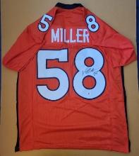 Von Miller Denver Broncos Autographed Custom Football Jersey GA coa