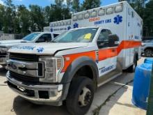 2018 Ford F-450 XLT Ambulance, VIN # 1FDUF4GT1JEC93804