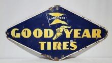 Original Goodyear Porcelain Sign