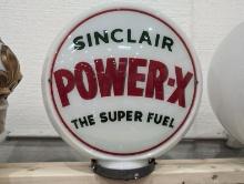Original Sinclair Power X Gas Pump Globe