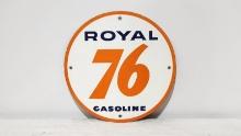 Original Royal 76 Porcelain Pump Plate
