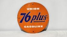 Original Union 76 Porcelain Pump Plate