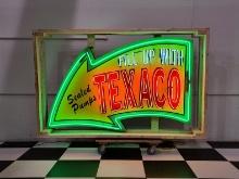 Custom Texaco Tin Animated Neon Sign