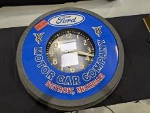 Original Ford Motors Neon Clock
