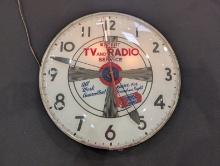 Original TV-Radio Lighted Clock