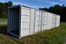 40' High Cube 3 Door Shipping Container