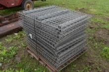 32 Pieces of 48" x 44" Pallet Racking Grates