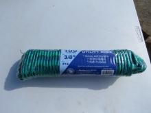 NEW 1100FT BRAIDED ROPE              GREEN