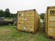 USED 20FT SEA CONTAINER MSCU 619101 22G1