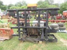 LARGE TRUCK RACK WITH WINCH AND PARTS