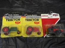 (2) 1/43 Ertl Tractors & 1/64 Case IH Quad Trac