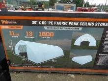 New 30x60 Peak Ceiling Storage Shelter