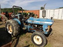 Ford 3910 Diesel Tractor, Power Steering, No 3pt Or Pto, Runs & Drives But
