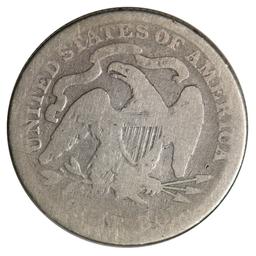 1890 Seated Liberty Quarter Coin
