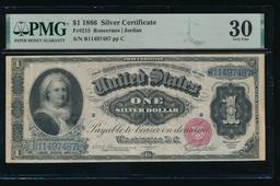 1886 $1 Martha Washington Silver Certificate PMG 30