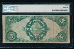 1891 $5 Silver Certificate PMG 30