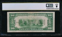 1934A $20 Hawaii FRN PCGS 35
