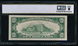 1934A $10 N Africa Silver Certificate PCGS 58PPQ