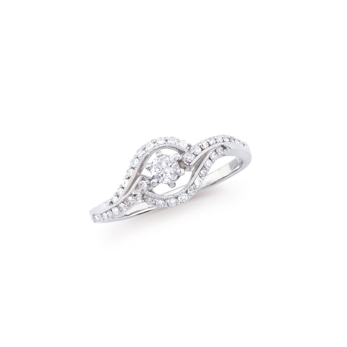 14KT White Gold 0.50ctw Diamond Ring