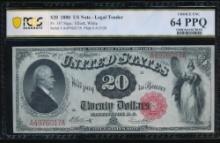 1880 $20 Legal Tender Note PCGS 64PPQ