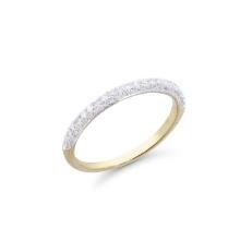 14KT Yellow Gold 0.38ctw Diamond Ring