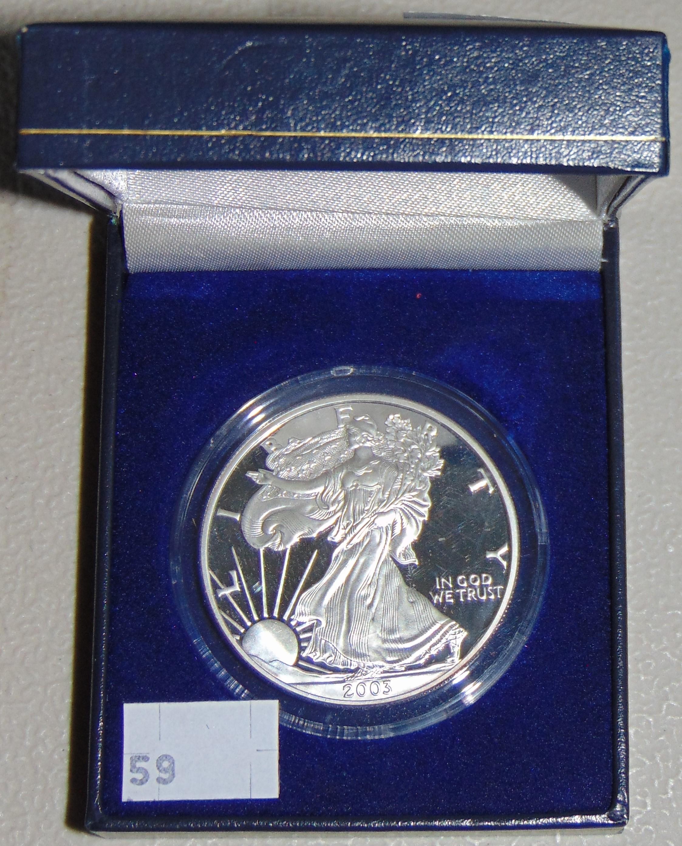 2003W Proof Silver Eagle .999