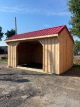 New 10X16' Animal Run In Shed