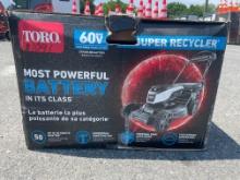 Toro 60 Volt Recycler Self Propelled Mower