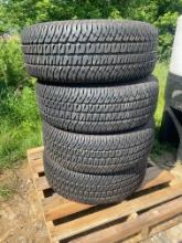 Set Of (4) Michelin P275/65R18 Tires