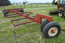 8-Bale Round Bale wagon with cradle
