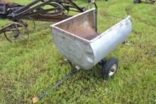 2-Wheel Trailer with dump, 30"x38", no tailgate