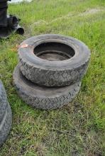 Pair of 248/70R19.5 tires