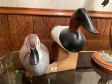Pair of Charles Jobes 2014 Hand Painted Decoy Set