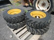 10-16.5 FR SKS1 Tires on Wheels for NH/JD/CAT
