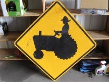 Tractor Crossing Sign