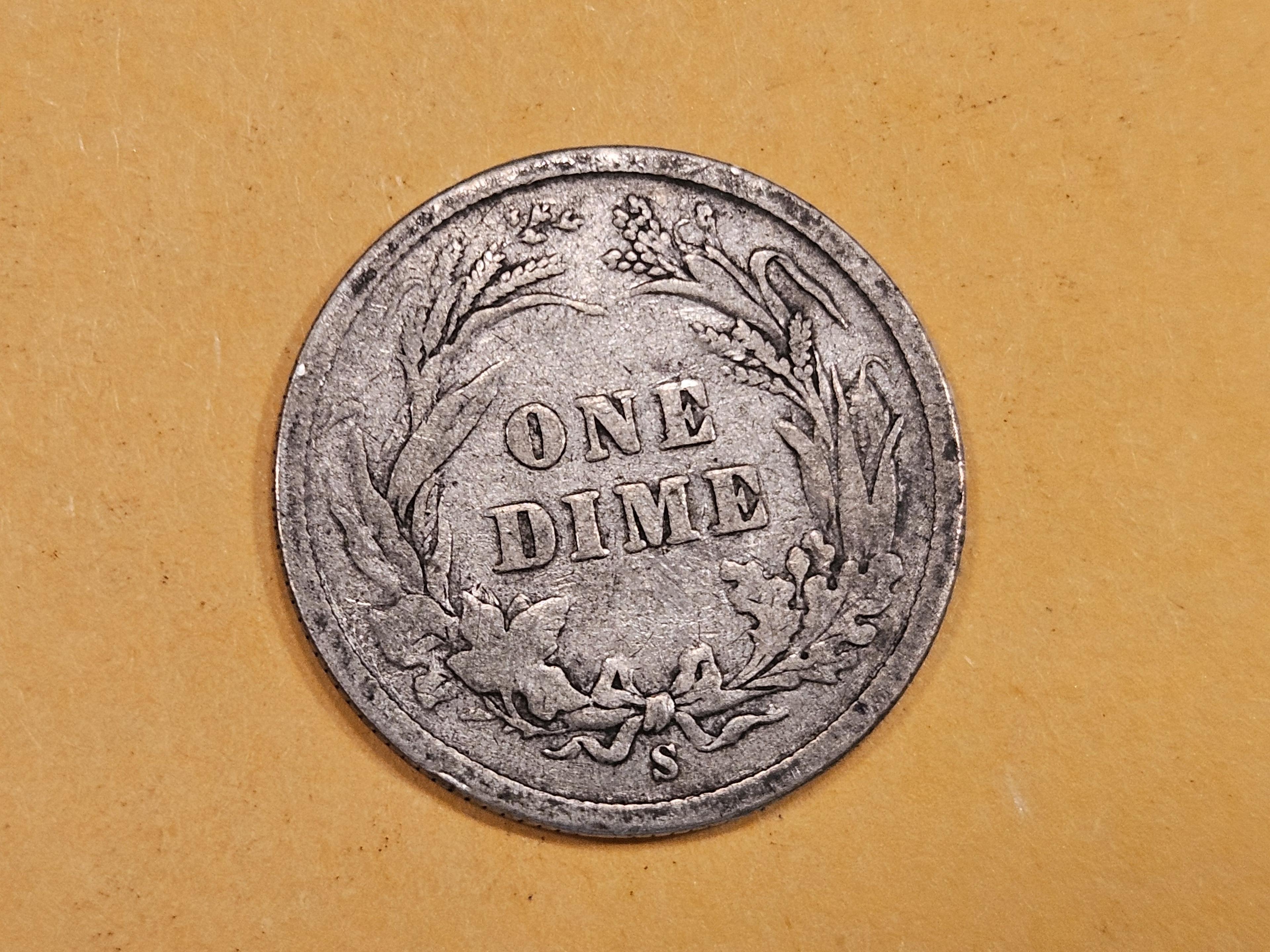 Better date 1893-S Barber Dime