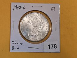 Choice Brilliant Uncirculated 1902-O Morgan Dollar
