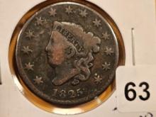 Better 1825 Coronet Head Large Cent