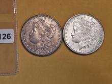 1878-S and 1898 Morgan Dollars