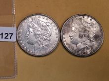 1887 and 1896 Morgan Dollars